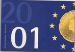 Jaarset 2001 U.N.C in blauwe kaft, Ophalen of Verzenden, Koningin Beatrix, Setje