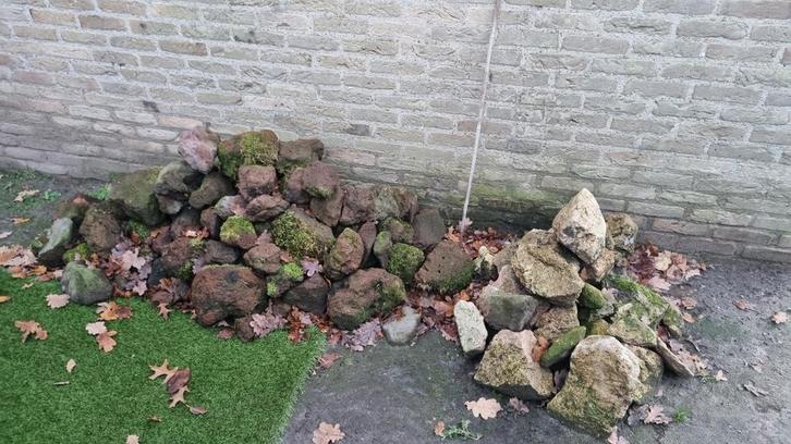 Tuin stenen, incl. lavastenen, Tuin en Terras, Grind, Keien en Split, Gebruikt, Kei, Multi, Lava, Ophalen of Verzenden