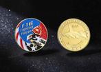 Luchtmacht F- 16 gevechtsfalk souvenier coin / munt., Ophalen of Verzenden, Buitenland