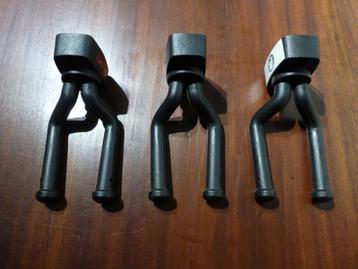 DIXON - 3 STUKS GITAAR HANGERS ZWART - Universele wandsteun  beschikbaar voor biedingen