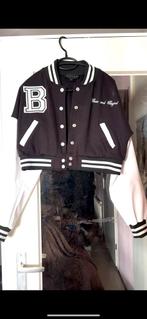 Kort college baseball jasje jack cropped L zwart wit FOTOS!, Kleding | Dames, Jassen | Zomer, Ophalen of Verzenden, Nieuw, Maat 42/44 (L)