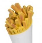 Patatzak 110 cm - frietzak hangend polyester incl beugel, Ophalen, Reclamebord, HorecaBeelden, Nieuw