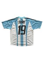 Argentinië Shirt 2002 WK Crespo #19 XL, Blauw, Maat 56/58 (XL), Ophalen of Verzenden, Voetbal