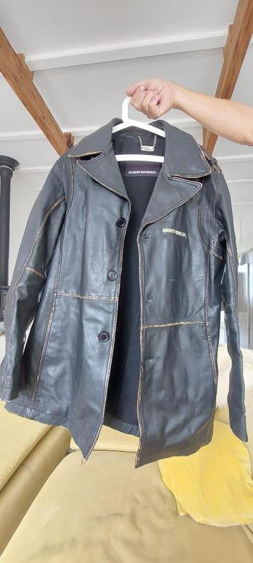 Leren Harley Davidson jas beschikbaar voor biedingen