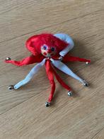 Kleine paljas, pipo, clown carnaval rood-wit, Verzamelen, Beelden en Beeldjes, Ophalen of Verzenden, Zo goed als nieuw, Fantasy