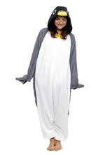 Grijze Pinguin Onesie S-M Pak Kostuum Zwart Wit, Carnaval, Nieuw, Ophalen of Verzenden, Kleding
