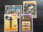 Zanzibar, 1964 met opdruk, Postzegels en Munten, Postzegels | Afrika, Ophalen of Verzenden, Overige landen, Postfris