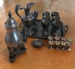 Mooie set tinnen kannen en bekers, Antiek en Kunst, Antiek | Tin, Ophalen