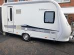 Hobby 400 SFE De Luxe MOVER, FIETSENDRAGER, VOORTENT, LUIFEL, Caravans en Kamperen, Kachel, Hobby, Frans bed, Treinzit