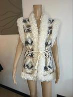 D4. Vintage bodywarmer Cotton Club - maat xs maat s, Kleding | Dames, Bodywarmers, Verzenden, Beige, Nieuw, Maat 36 (S)