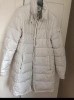 Witte originele prada jas maat 40/42 met bontje, Kleding | Dames, Jassen | Winter, Ophalen of Verzenden, Zo goed als nieuw, Maat 38/40 (M)