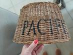 Riviera Maison rattan lampenkap, Ophalen of Verzenden, Gebruikt, Rond, Minder dan 25 cm