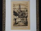 Anton Pieck originele ets Straatje Zalt-Bommel Zaltbommel, Antiek en Kunst, Kunst | Etsen en Gravures, Ophalen of Verzenden