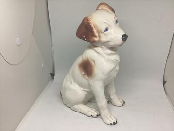 Vintage Keramische Hond Beeld beschikbaar voor biedingen