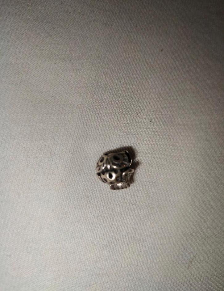Trollbeads wijze uil bedel, Sieraden, Tassen en Uiterlijk, Bedels, Zo goed als nieuw, Trollbeads, Zilver, 1 bedel, Ophalen of Verzenden