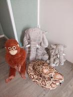 Ikea Knuffels Olifant Aap Slang (Jättestor/Djungelskog), Ophalen of Verzenden, Zo goed als nieuw, Olifant