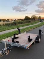hydraulisch verlaagbare motoraanhanger te huur | 3 motoren, Ophalen, Zo goed als nieuw