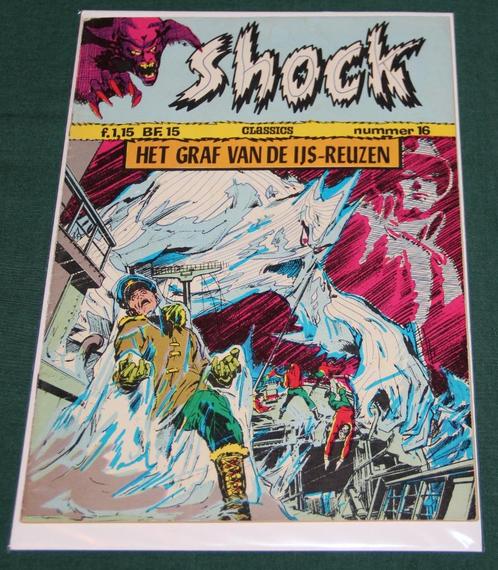 SHOCK Classics nr.16 | Het graf van de ijs-reuzen | 1973, Boeken, Strips | Comics, Zo goed als nieuw, Eén comic, Amerika, Ophalen of Verzenden