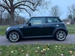 Mini 1.6 16V Cooper S 128KW 2009 Donkerblauw/Zwart, Auto's, Mini, Voorwielaandrijving, Zwart, 4 cilinders, Leder en Stof