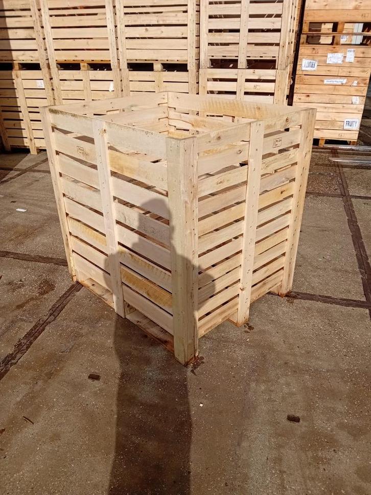 Palletboxen plantenkisten, Doe-het-zelf en Verbouw, Kratten en Dozen, Overige typen, 100 cm of meer, 50 cm of meer, 60 cm of meer