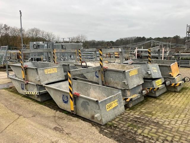 Kraancontainer / puinbak / puin container 1 m3, Doe-het-zelf en Verbouw, Ladders en Trappen, Gebruikt, Ladder, Minder dan 2 meter