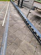 Elektrisch zonnescherm 5,55,5 meter, Ophalen, Gebruikt, Knikarmscherm, Elektrisch