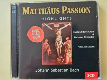 2CD JS Bach - Matthäus Passion Highlights - Leusink beschikbaar voor biedingen