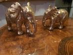 Olifant groot en klein goud kleur, Ophalen, Zo goed als nieuw, Dier