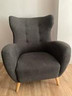 IKEA Stoel - Grijze Stof - Robuust, Huis en Inrichting, Fauteuils, Ophalen, Gebruikt, Minder dan 75 cm, Stof