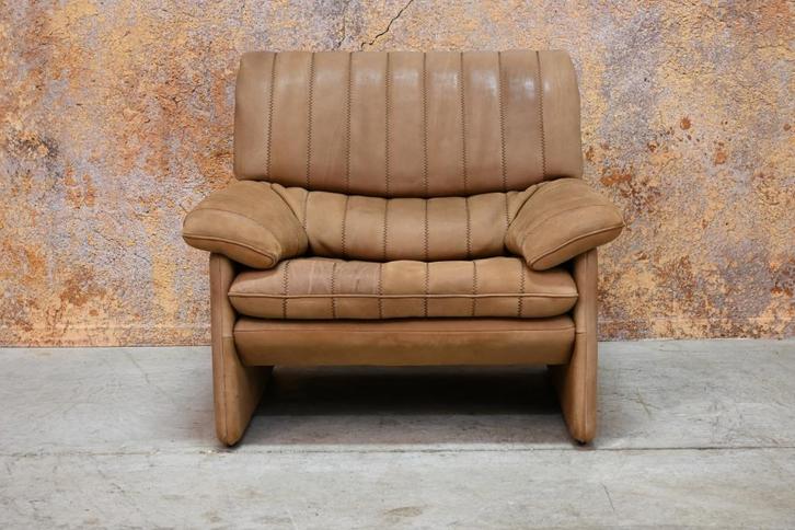 IZG Staat unieke De Sede DS 86 design fauteuil in nekleer, Huis en Inrichting, Fauteuils, Zo goed als nieuw, Leer, 75 tot 100 cm