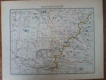 48 / Litho uit 1882 van J. Kuyper Rusland met Balkasj Meer beschikbaar voor biedingen