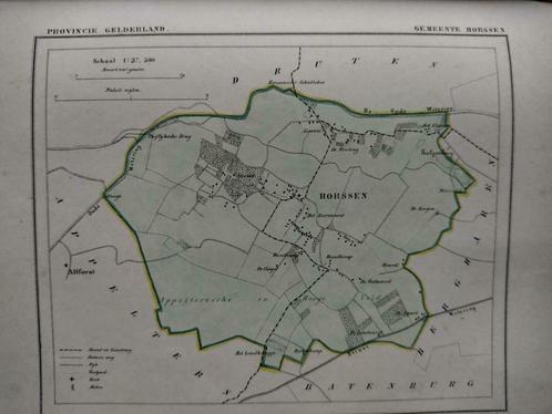107 / Horssen  / Altforst  Litho 1867 Kuyper  GLD, Antiek en Kunst, Kunst | Litho's en Zeefdrukken