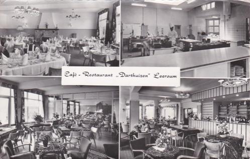 14471 Cafe restaurant Darthuizen Leersum Utrecht 1956, Verzamelen, Ansichtkaarten | Nederland, Gelopen, Utrecht, 1940 tot 1960