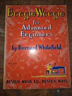 Boogie Woogie for advanced beginners, Bernard Whitefield, Ophalen of Verzenden, Gebruikt, Les of Cursus, Piano