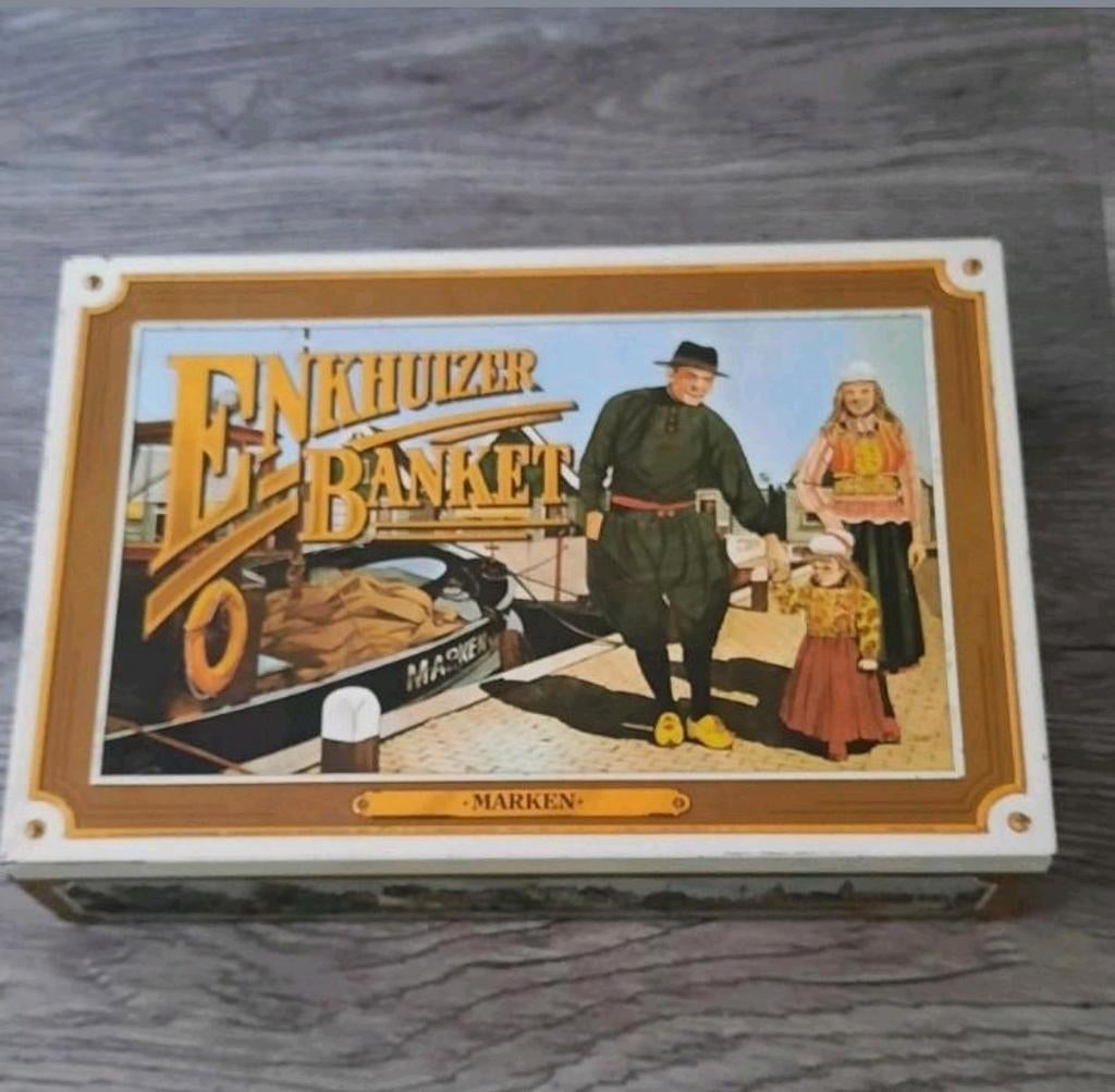 Koektrommel Enkhuizer Banket Marken, Ophalen of Verzenden, Gebruikt, Koek(jes)