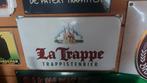 La trappe trappisten bier bord Emallie, Verzamelen, Biermerken, Ophalen of Verzenden, Zo goed als nieuw, Reclamebord, Plaat of Schild