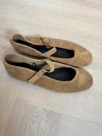 Zara ballerina’s loafers maat 42 suede, Bruin, Zara, Zo goed als nieuw, Ballerina's