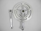 Nervar crankstel nos kettingbladen 40-52, Fietsen en Brommers, Crankstel of Pedalen, Nervar, Gebruikt, Racefiets