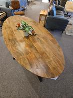 Eettafel Belunna Ovaal 210x100 cm | Showroommodel, Ophalen, 200 cm of meer, 50 tot 100 cm, Zo goed als nieuw