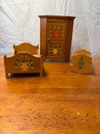 Houten poppenhuis meubeltjes, Ophalen of Verzenden, Poppenhuis