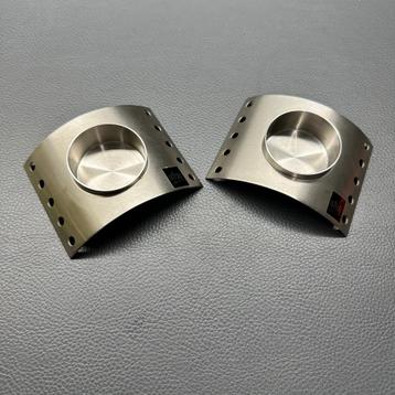 RVS waxinelichthouder voor 2 theelichtjes van ZACK Design beschikbaar voor biedingen