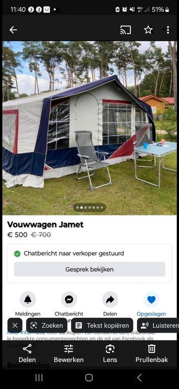 Vouw wagen beschikbaar voor biedingen