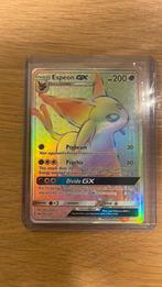 Espeon rainbow gx full art, Hobby en Vrije tijd, Verzamelkaartspellen | Pokémon, Ophalen of Verzenden, Zo goed als nieuw, Losse kaart