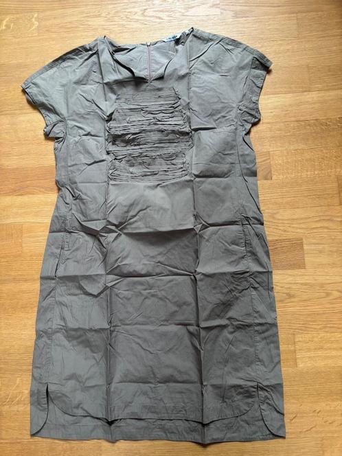 jurk Caliban by PAUW leverkleur poplinkatoen 38-40, Kleding | Dames, Jurken, Gedragen, Maat 38/40 (M), Overige kleuren, Knielengte