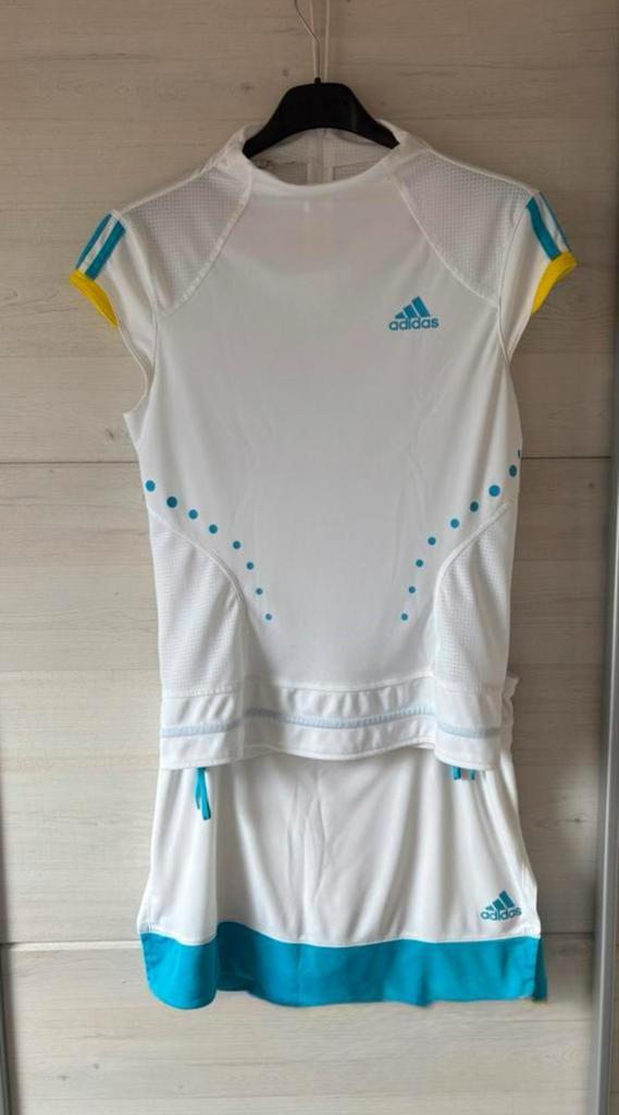 Adidas Tennis /padel setje maat S, Kleding | Dames, Sportkleding, Zo goed als nieuw, Racketsport, Maat 36 (S), Wit, Ophalen of Verzenden