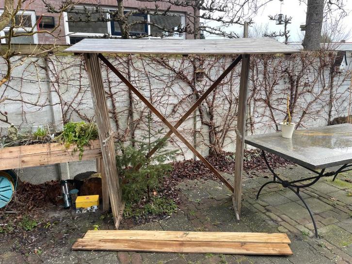 houthok gratis, Tuin en Terras, Haardhout, Overige houtsoorten, Minder dan 3 m³, Ophalen