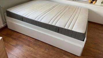 2-peroonsbed 1600 x 2000 mm, wit