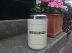 Emaillen BESCHUITBLIK BESCHUITBUS beschuit bus 20,5 cm. hoog, Ophalen of Verzenden