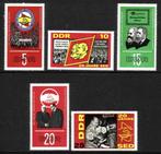 DDR 1966 1173/1177 SED 20 jaar, Postfris, Postzegels en Munten, Postzegels | Europa | Duitsland, Ophalen of Verzenden, DDR, Gestempeld