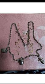zilveren jasseron bedelketting met zilveren bedels, Sieraden, Tassen en Uiterlijk, Kettingen, Ophalen of Verzenden, Zilver